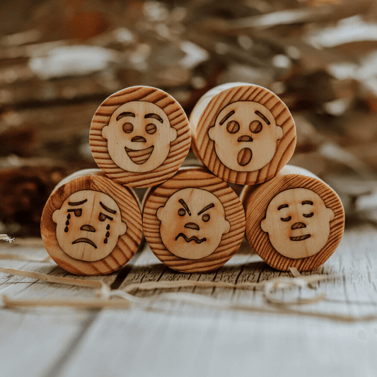 Emotion Playdough Stamps Wooden