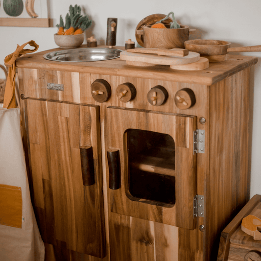 Combination Wooden Oven and Sink