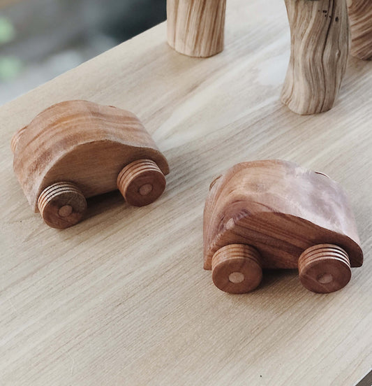 Small Wooden Toy Car (Set of 2)