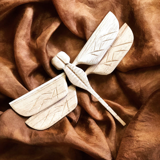Dragonfly Wooden Figurine