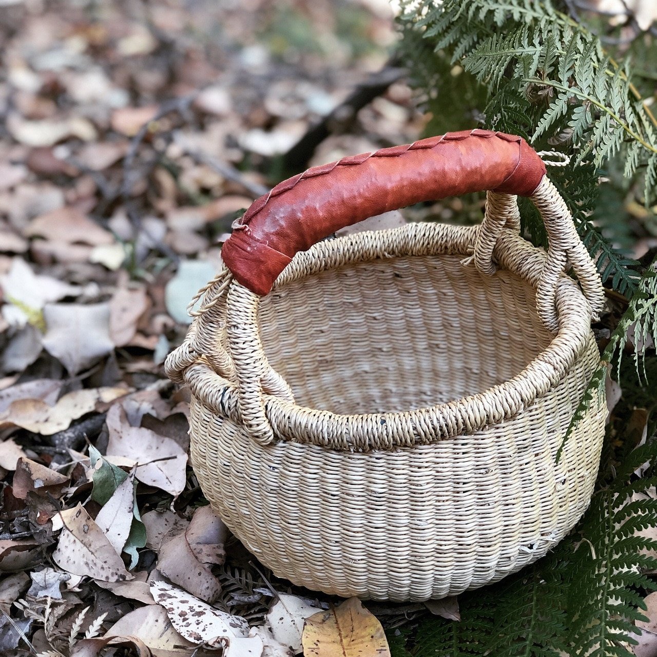 Mini Foraging Woven Bolga Basket
