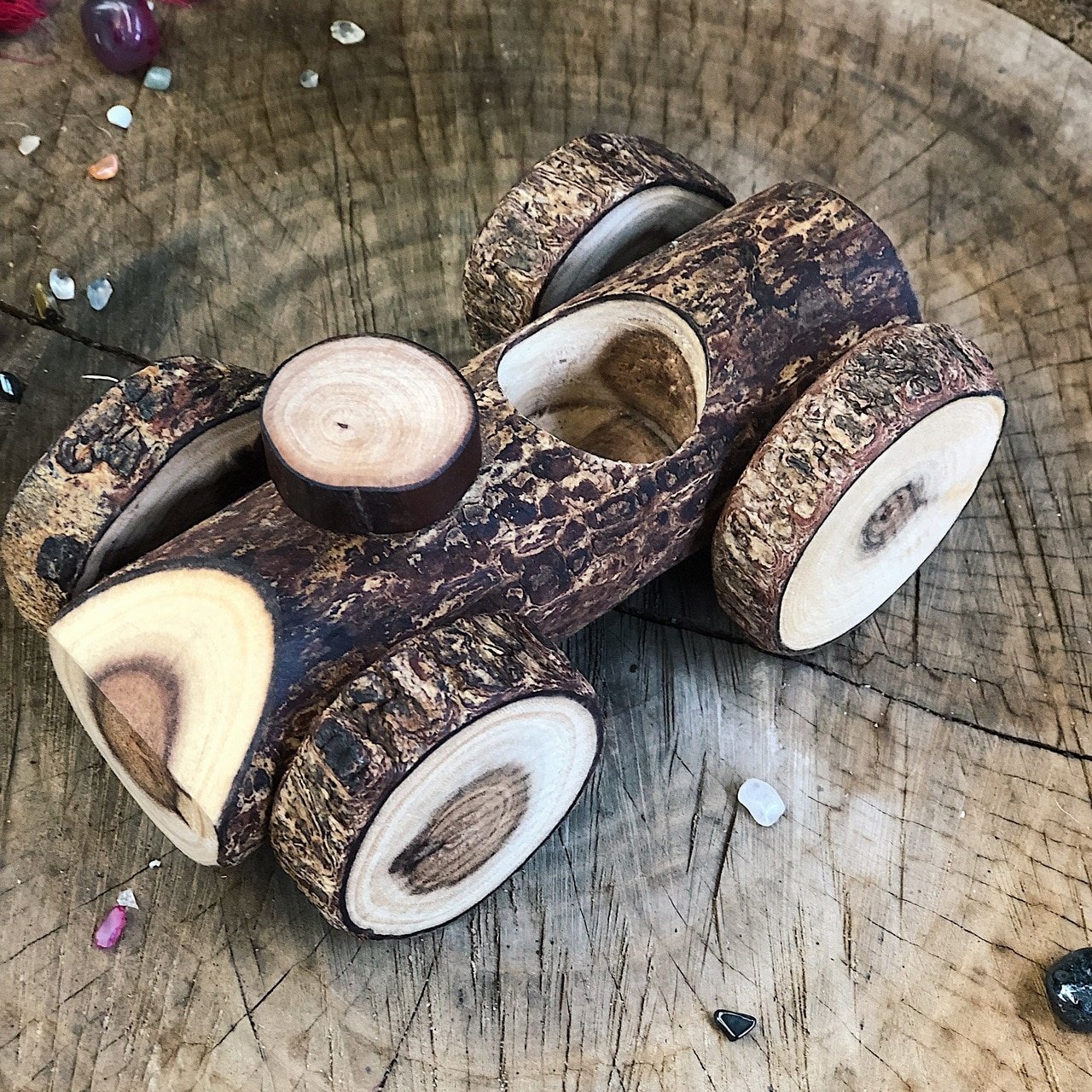Gnome Car Wooden